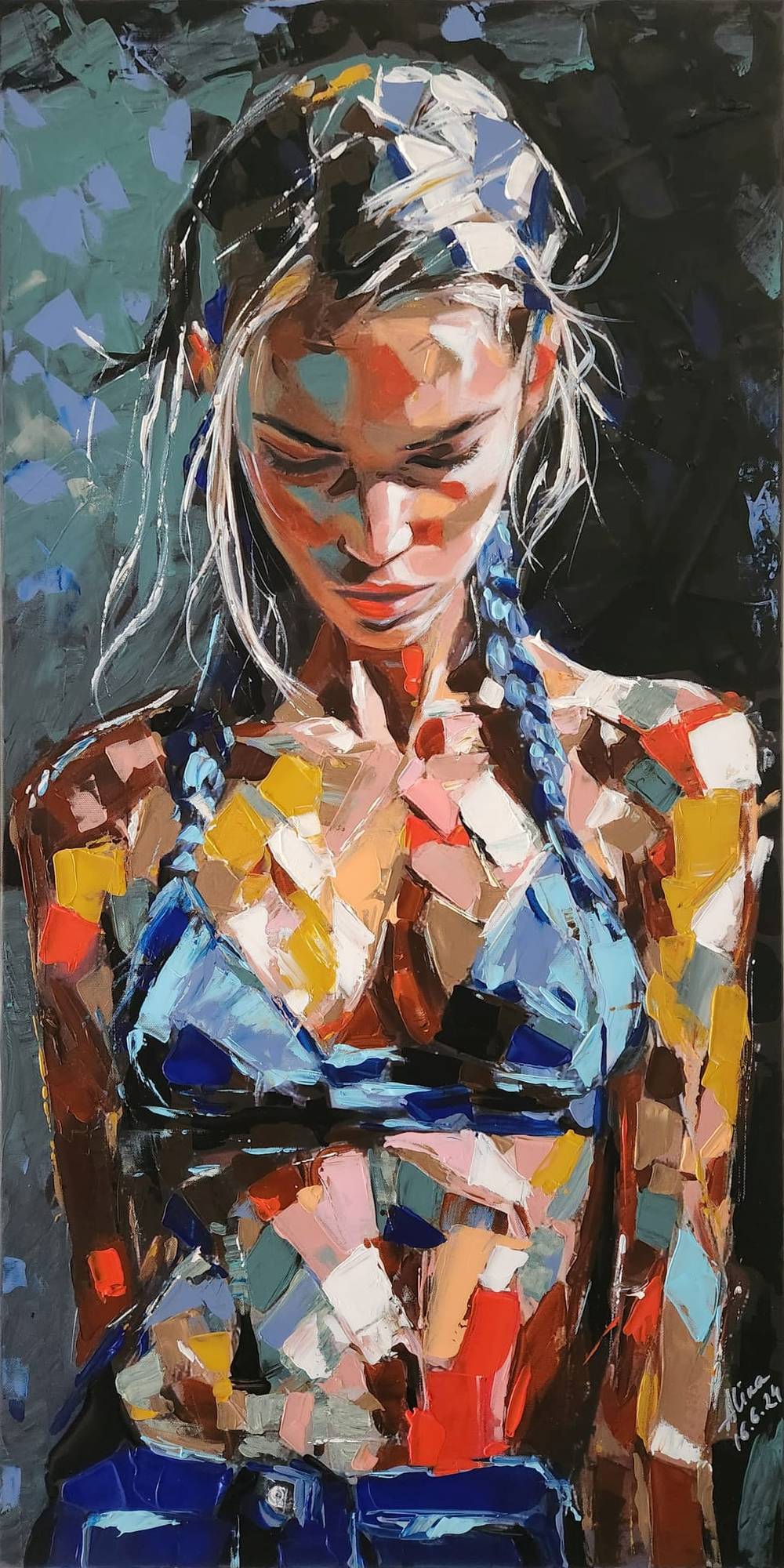 ArteDiAlina.com painting: Why Worry ?